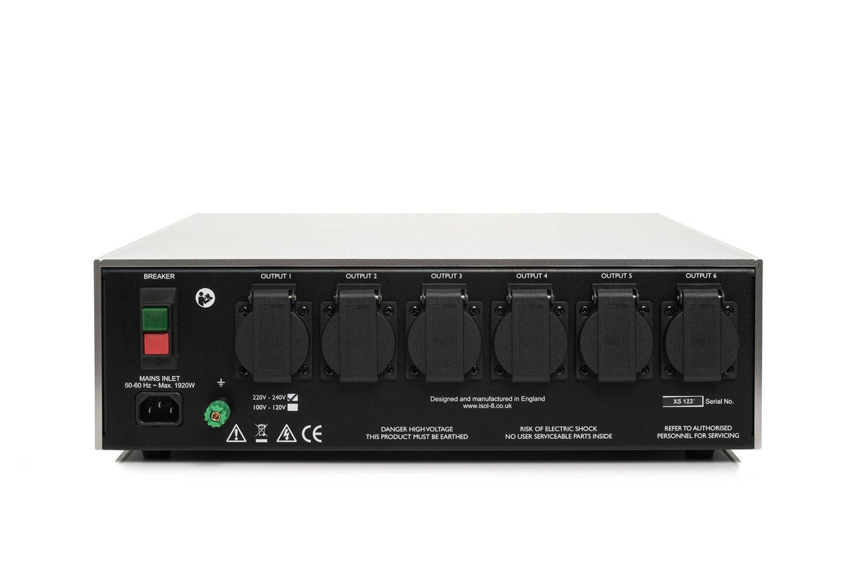 Product Image of the Isol-8 SubStation LCX Mains Conditioner Rear Panel