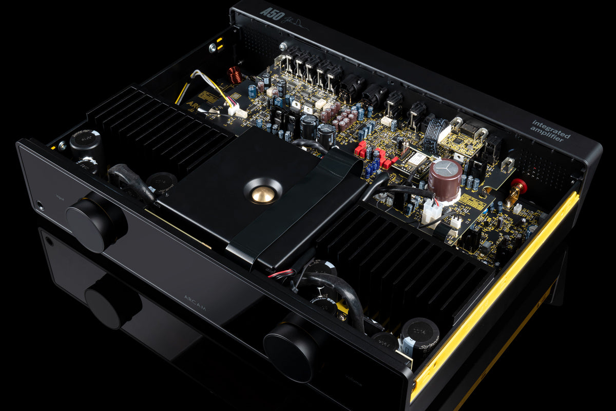 Product Image of internals of the Arcam A50 Signature Amplifier