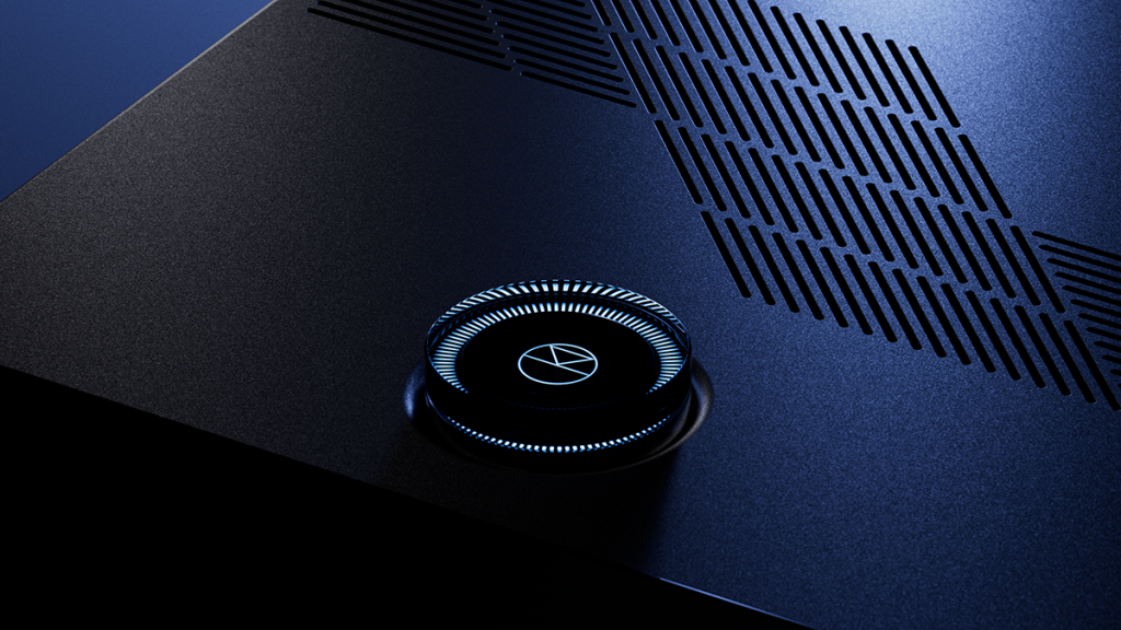 Linn Majik DSM/5 control dial (zoomed out)
