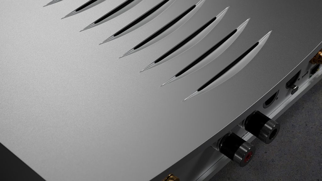 The top vents of the Linn Klimax Solo 500