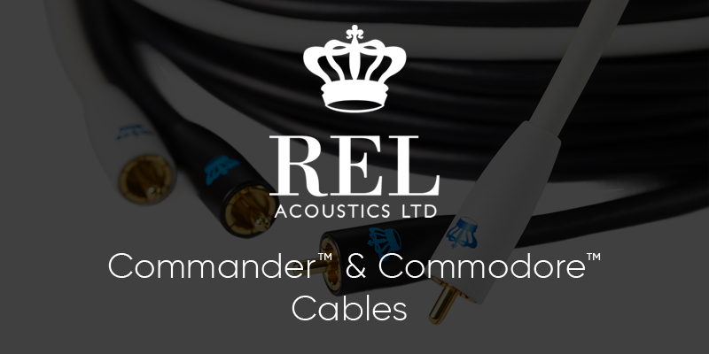 REL Commander™ and Commodore™ Subwoofer Cables