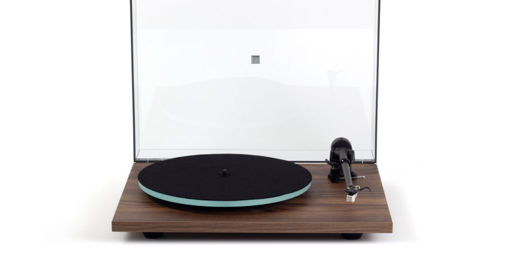 A Rega Planar 2 in Walnut Effect Finish
