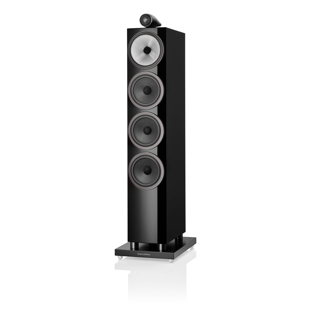 Product image of a Bowers & Wilkins 702 S3 Speaker in Gloss Black.