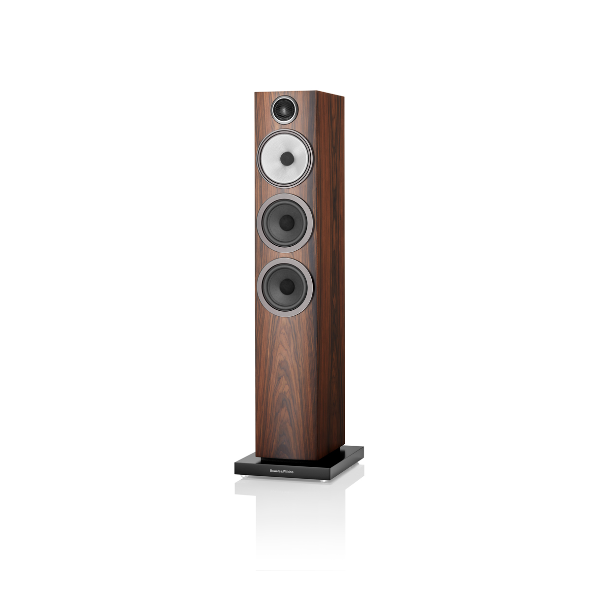 Product image of a Bowers & Wilkins 704 S3 Speaker in Mocha.