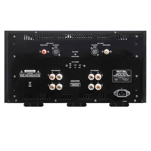Product Image of the Rotel RB-1590 MK2 Pre-Amplifier Rear Panel