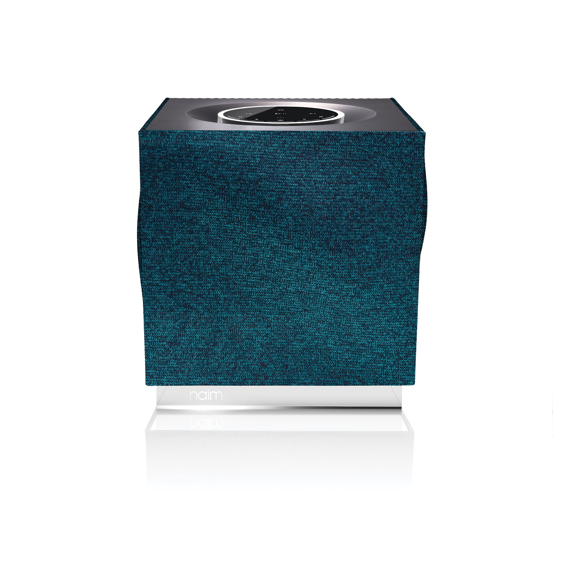Product image of the Naim Mu-so Qb grille in Peacock