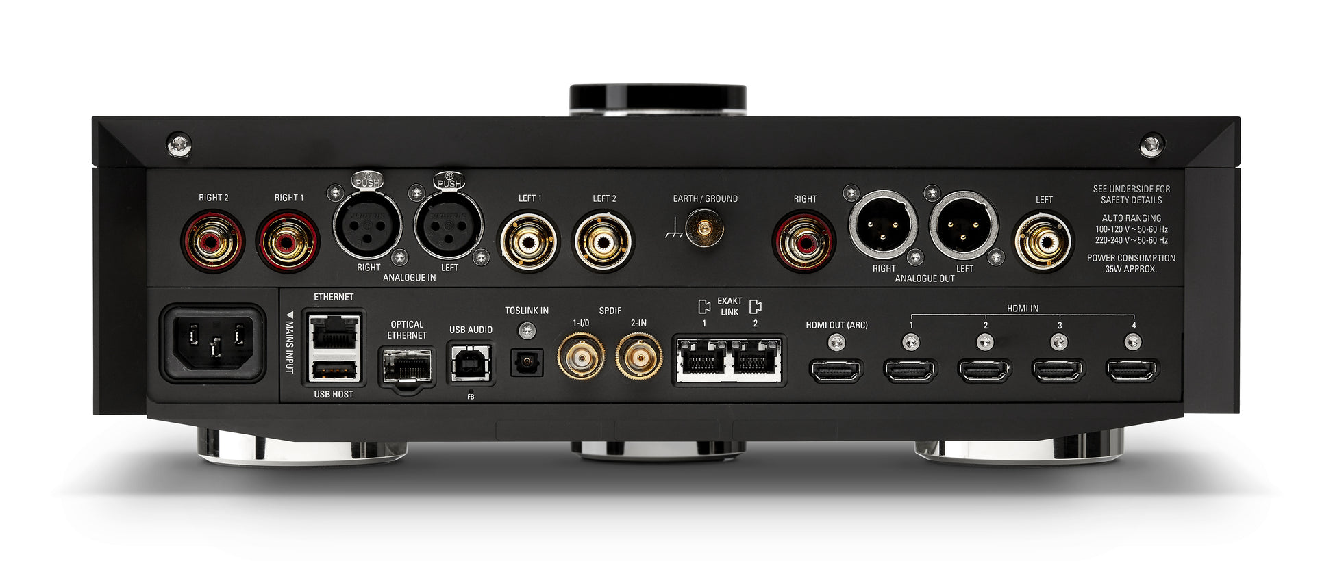 Product Image of the Linn Klimax DSM AV Edtion Rear Panel in Black