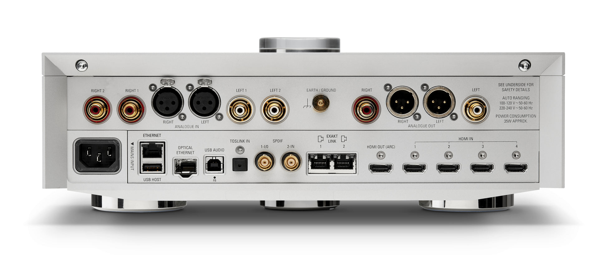Product Image of the Linn Klimax DSM AV Edtion Rear Panel in Silver