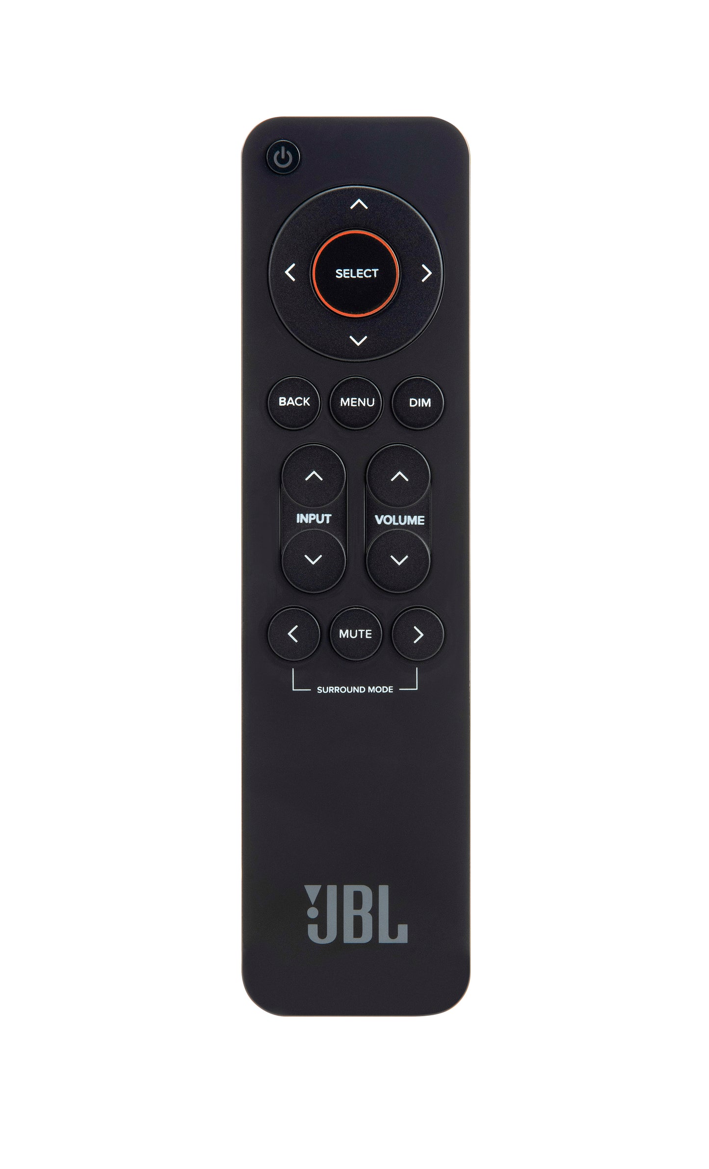 Product Image of the JBL MA510 AV Receiver Remote in Black