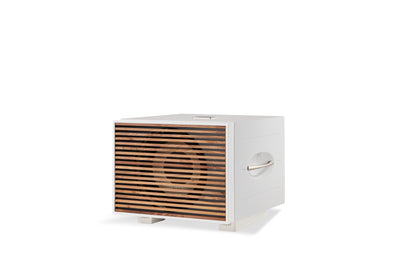 Product Image of the Premium Wood Grille for the REL S850 in White