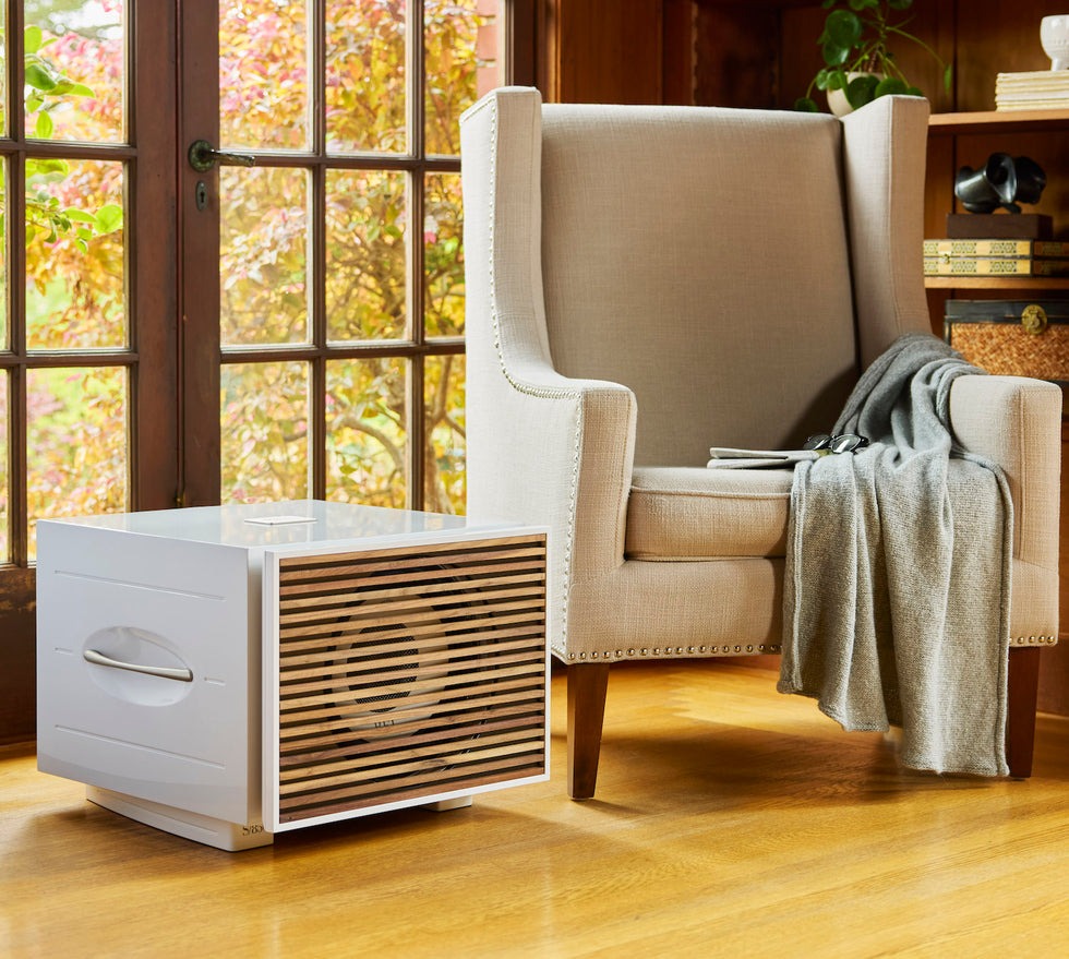 Lifestyle Image of the Premium Wood Grille for REL in white