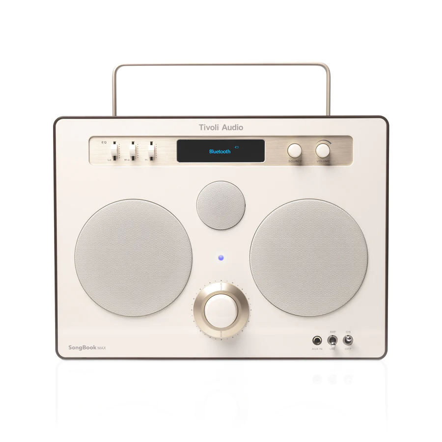 Product Image of Tivoli SongBook Max Portable FM/DAB Radio/Speaker with Pre-Amp, Analog EQ, Bluetooth & Aux-In